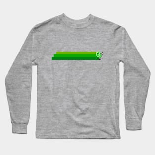 Excite Bike Green Long Sleeve T-Shirt